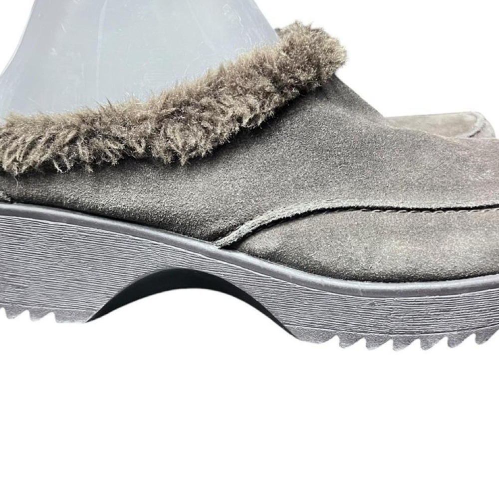 Lower East Side Gray Suede Faux Fur Shoes